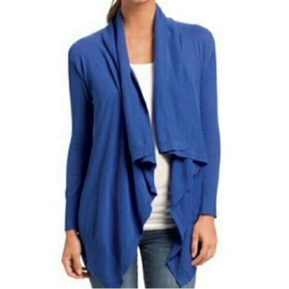 Medium Cabi Royal Blue Chelsea Cardigan Sweater Style #835